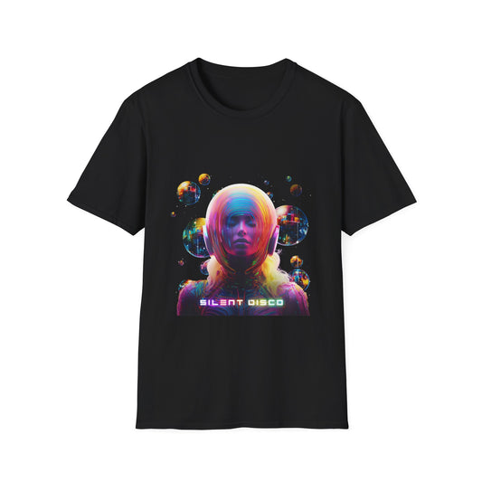 BUBBLES- BLACK Unisex Softstyle T-Shirt