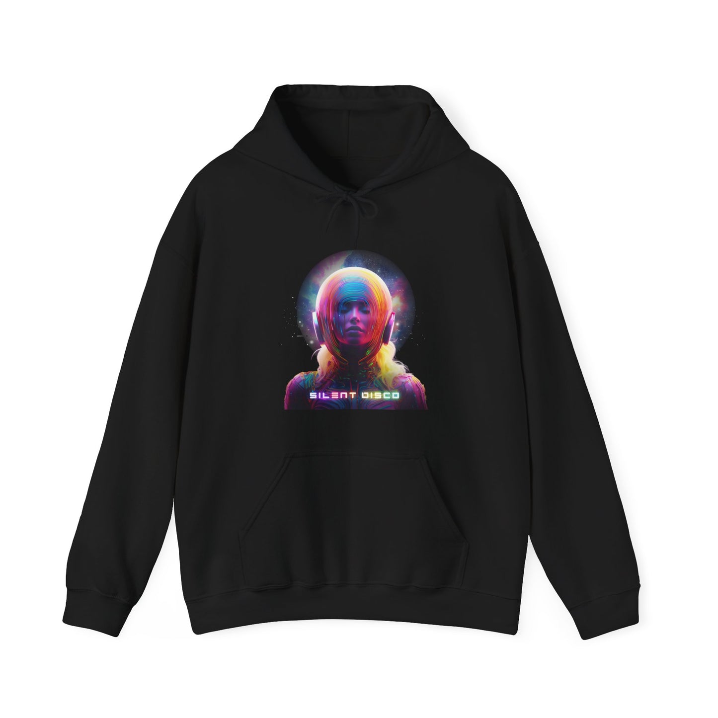 GLOW- BLACK Unisex Heavy Blend™ Hooded Sweatshirt