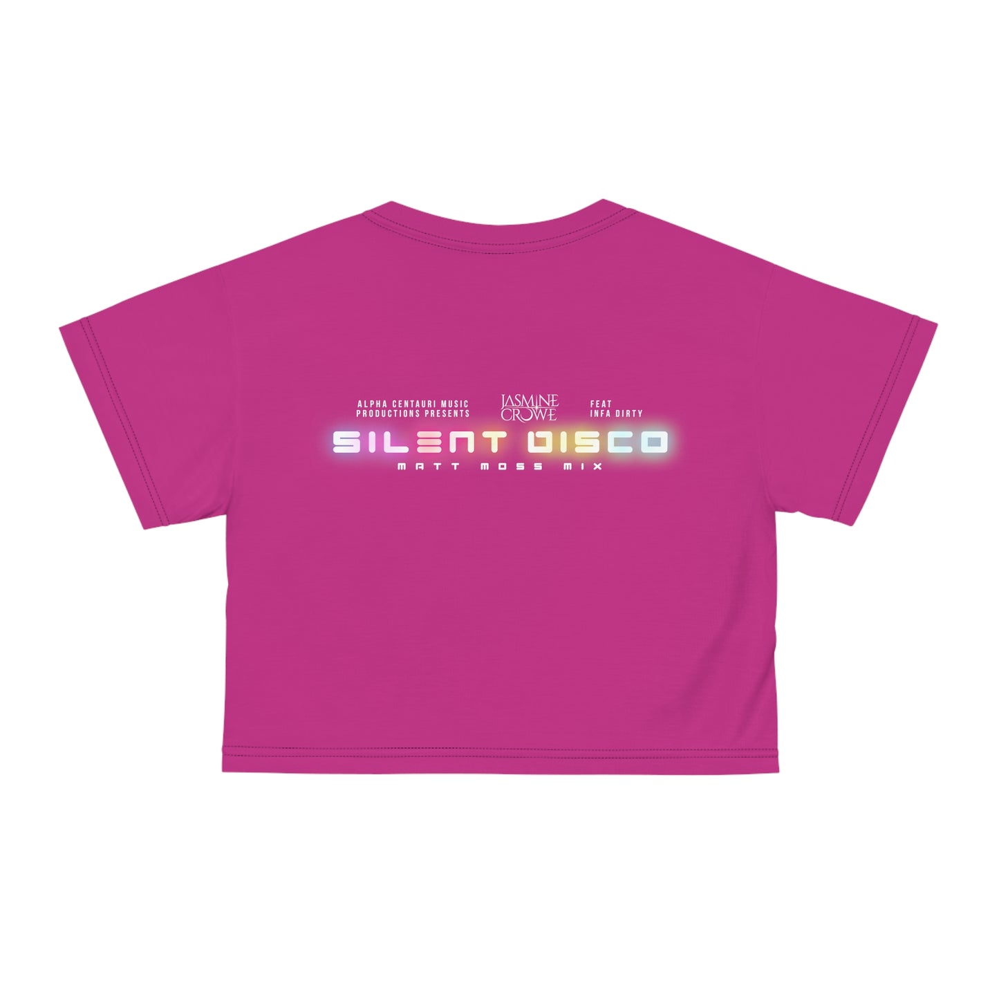 GLOW- PINK Copy of Crop Tee (AOP)